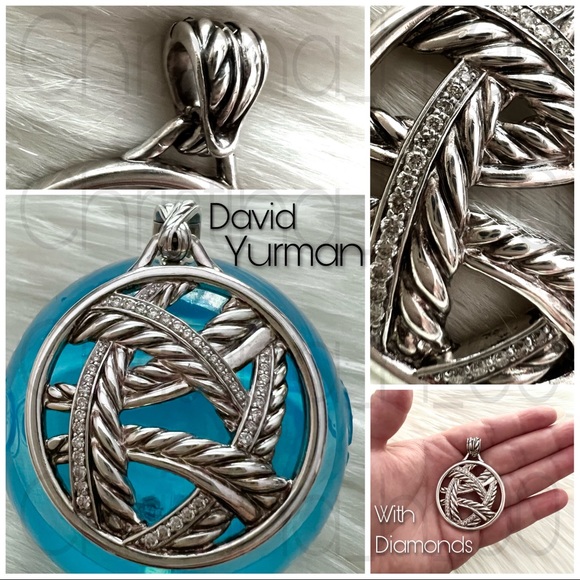 David Yurman Jewelry - David Yurman Papyrus Diamond pendant